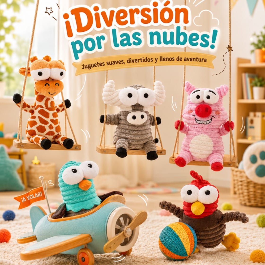 NOCCIOLA - JUGUETES DE ANIMALES CON SONIDO