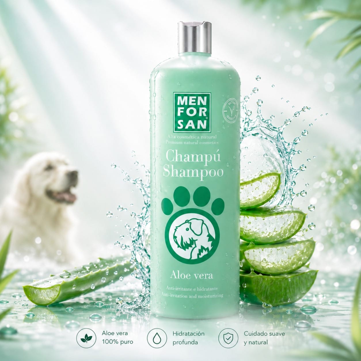 MENFORSAN CHAMPÚ ALOE VERA PARA PERROS