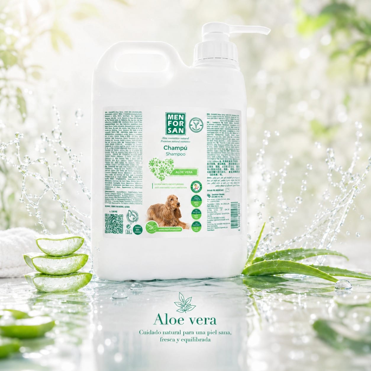 MENFORSAN CHAMPÚ ALOE VERA PARA PERROS miniatura 2