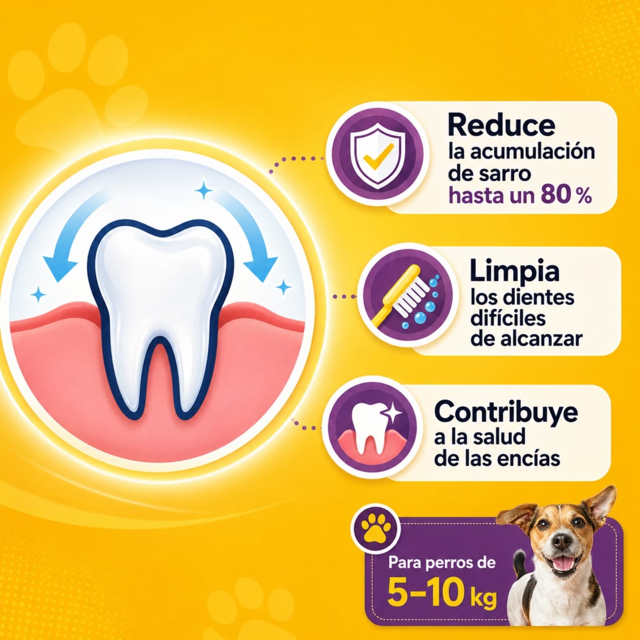 DENTASTIX SNACK DENTAL PARA PERROS PEQUEÑOS  miniatura 3