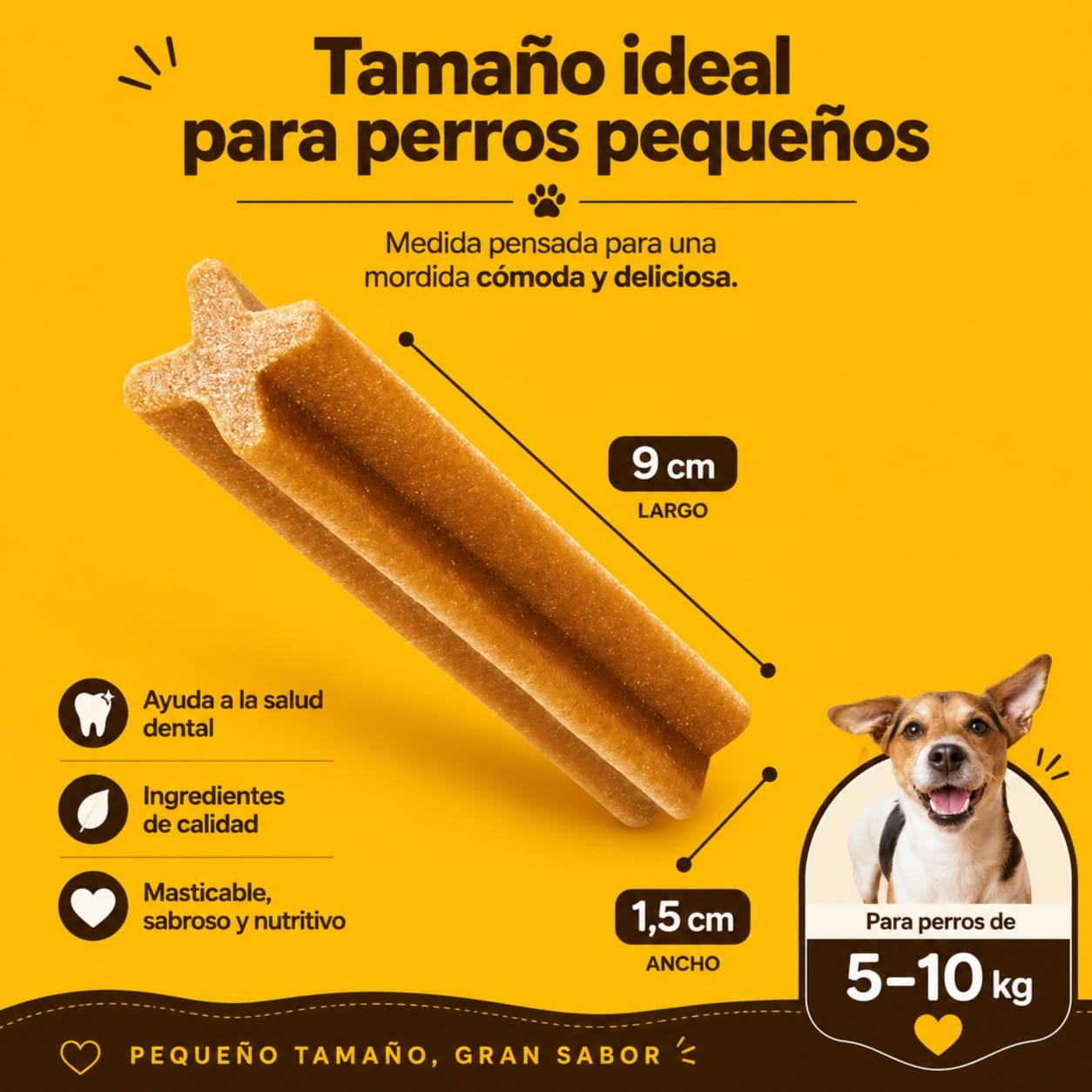 DENTASTIX SNACK DENTAL PARA PERROS PEQUEÑOS  miniatura 2