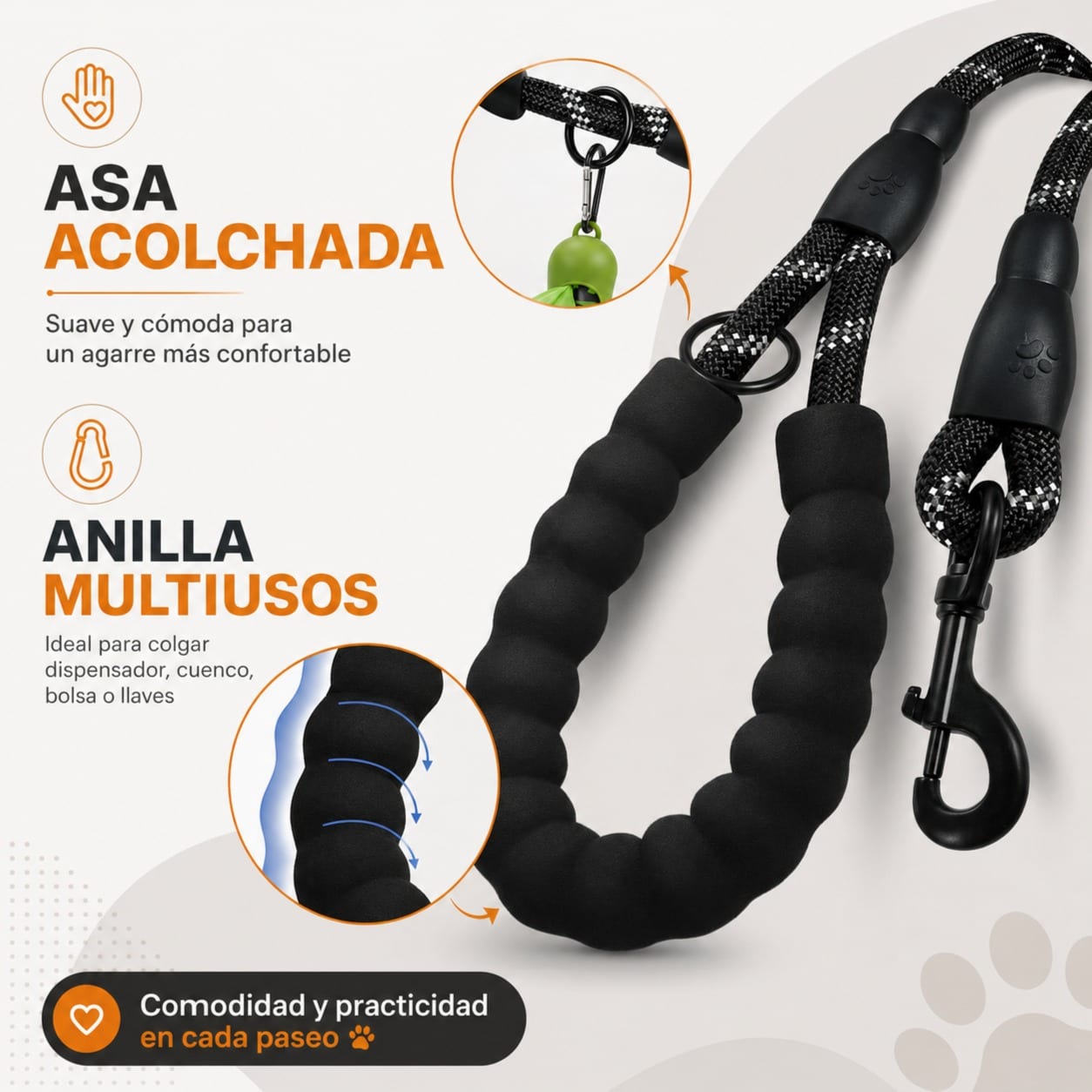 TAGLORY CORREA DE PERRO  miniatura 4