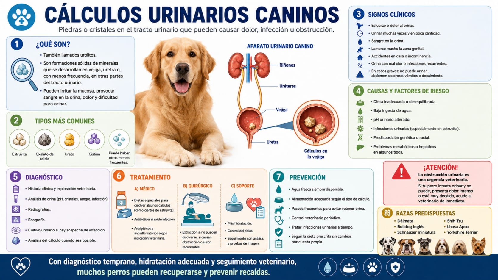 Cálculos Urinarios Caninos