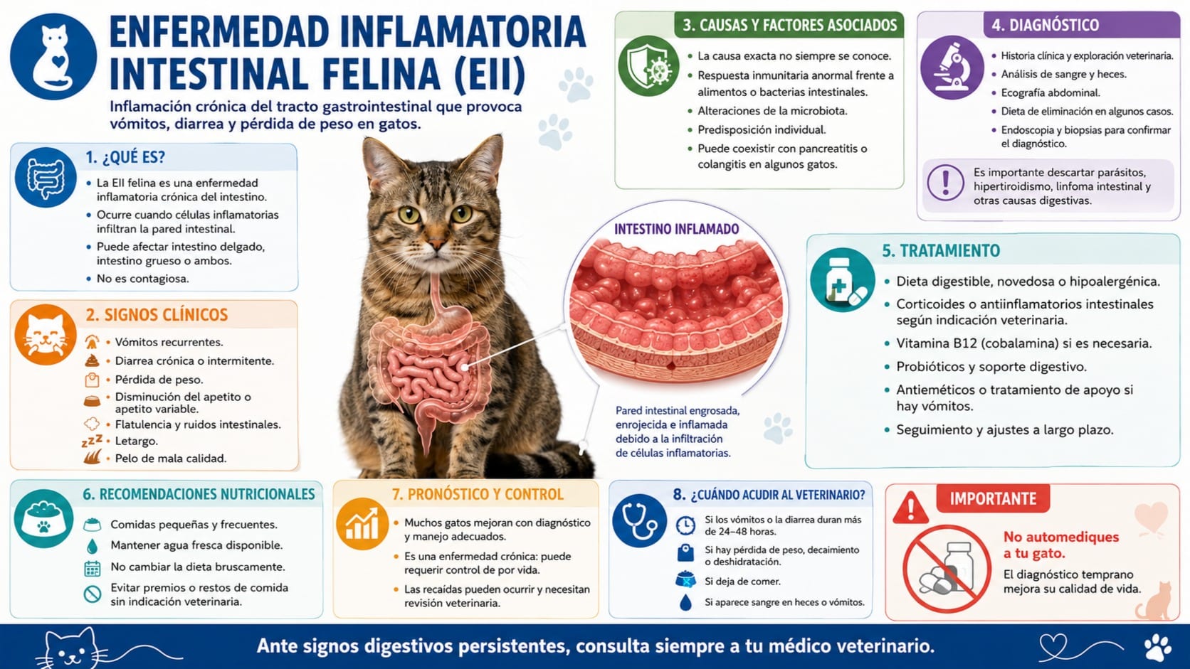 Enfermedad Inflamatoria Intestinal Felina