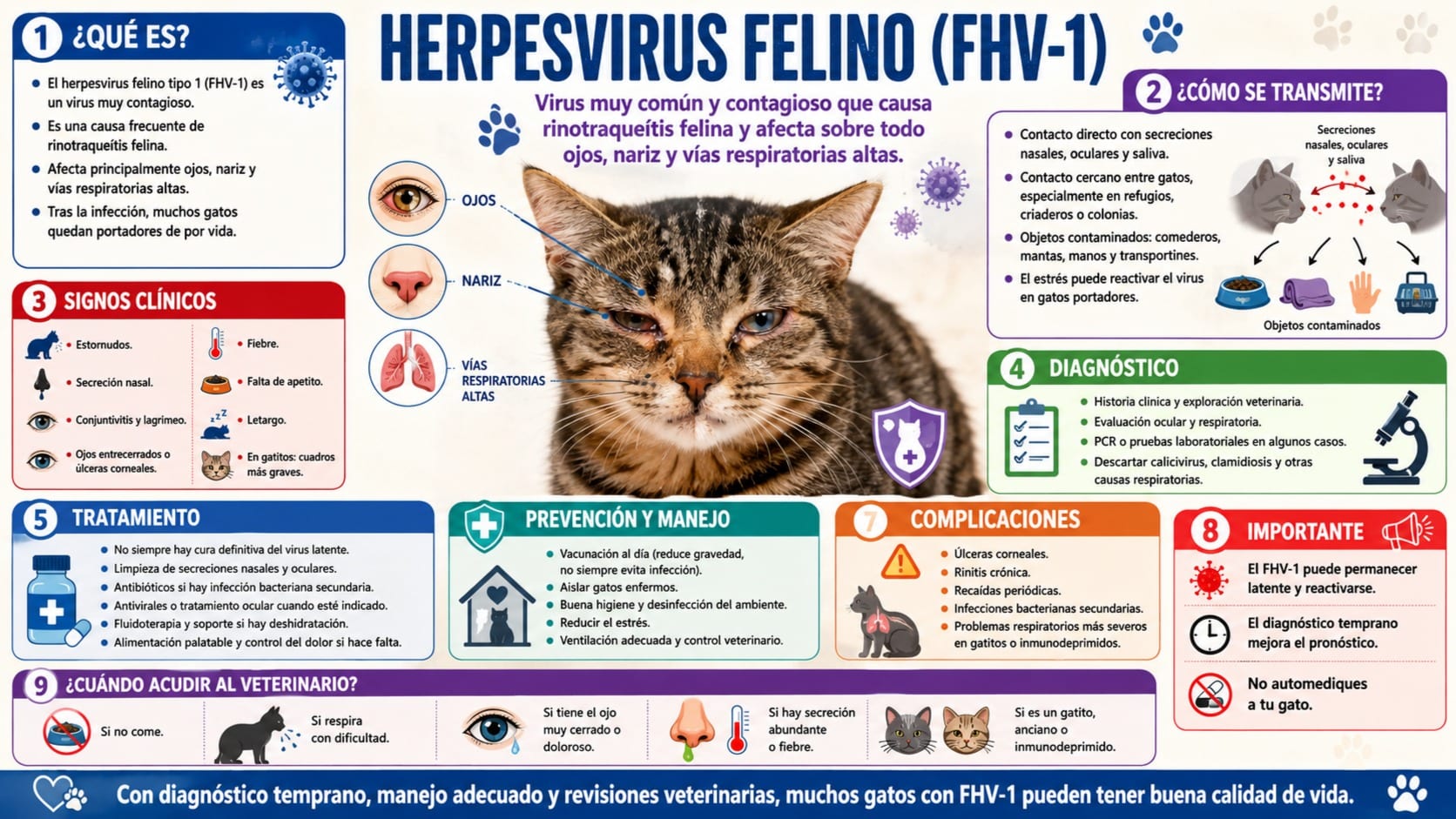 Herpesvirus Felino (FHV-1)
