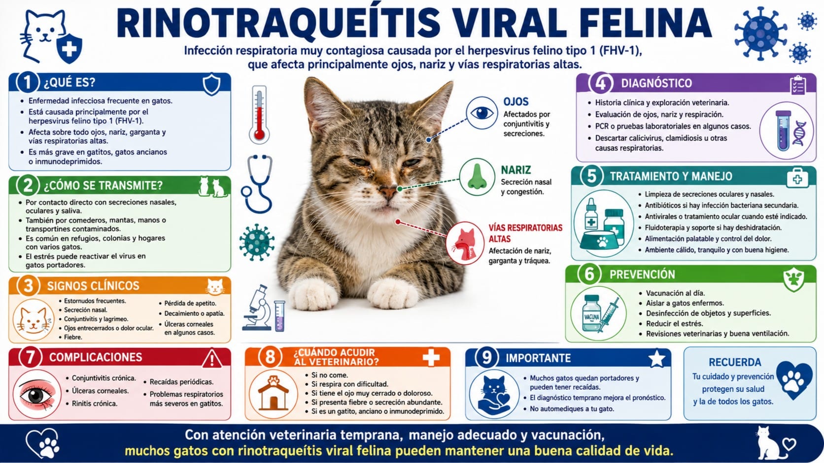 Rinotraqueítis Viral Felina