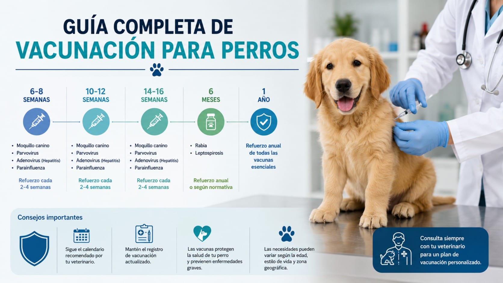 Guía Completa de Vacunación para Perros