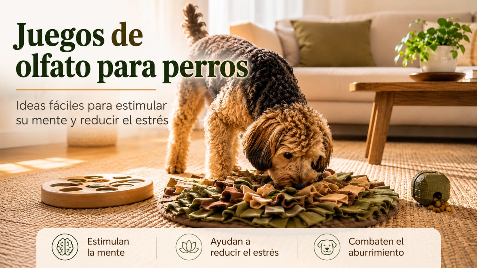 Juegos de olfato para perros: ideas fáciles para estimular su mente y reducir el estrés